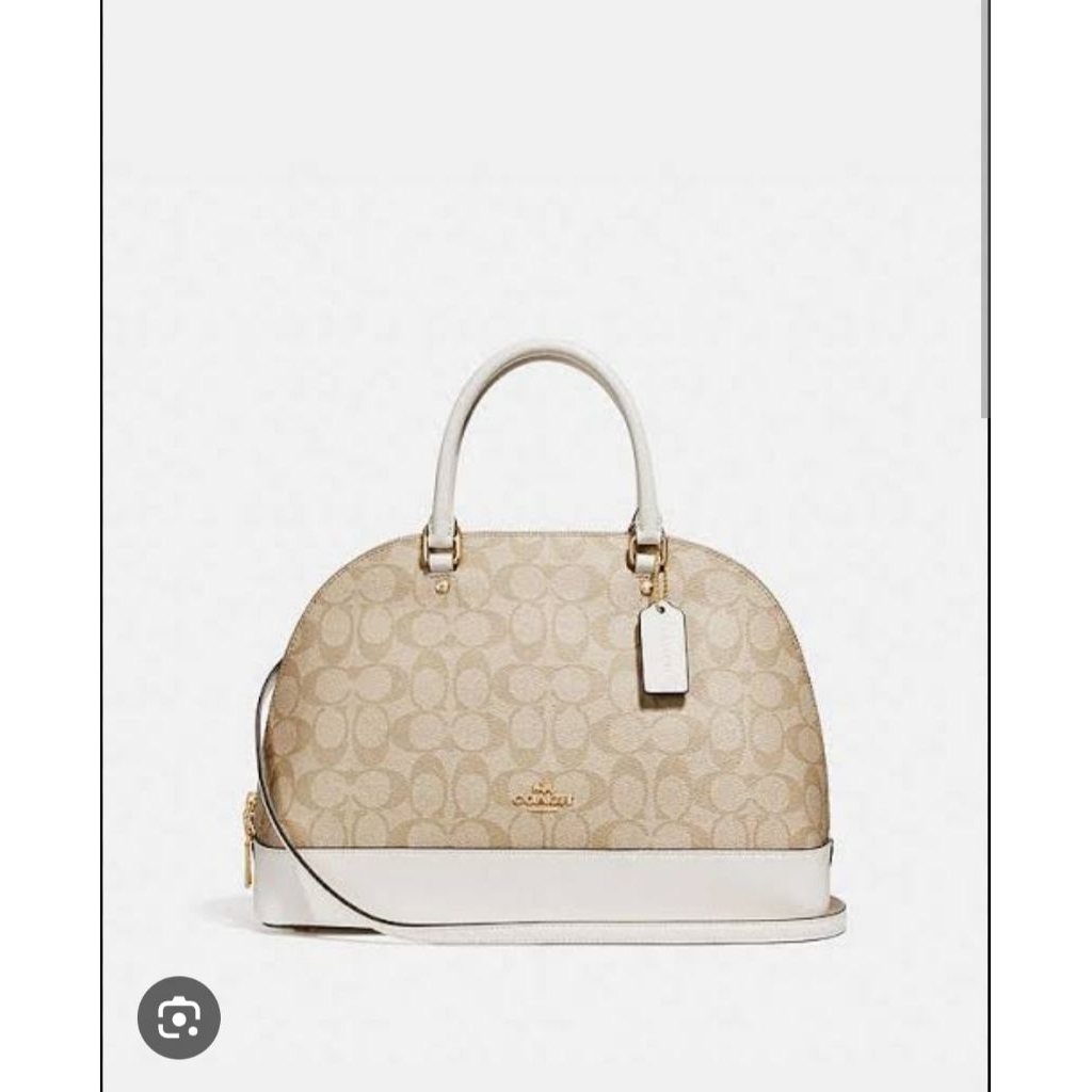 TAS COACH SIGNATURE SIERRA MEDIUM IVORY