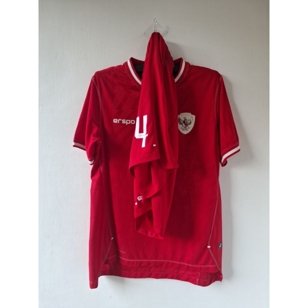 Jersey Original Matchworn timnas indonesia U17