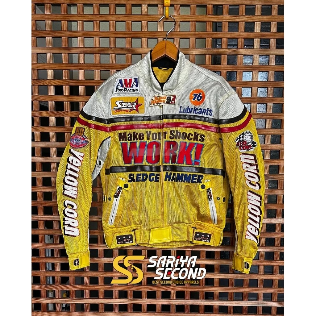 Jacket Yellow Corn x 76 Lubricants (Vintage Series) Size : M