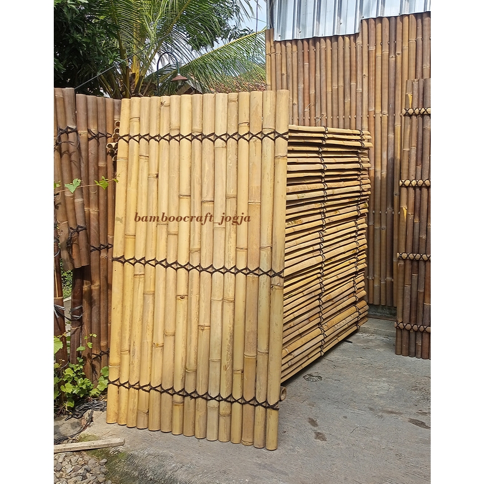 pagar bambu apus belah  90x180cm
