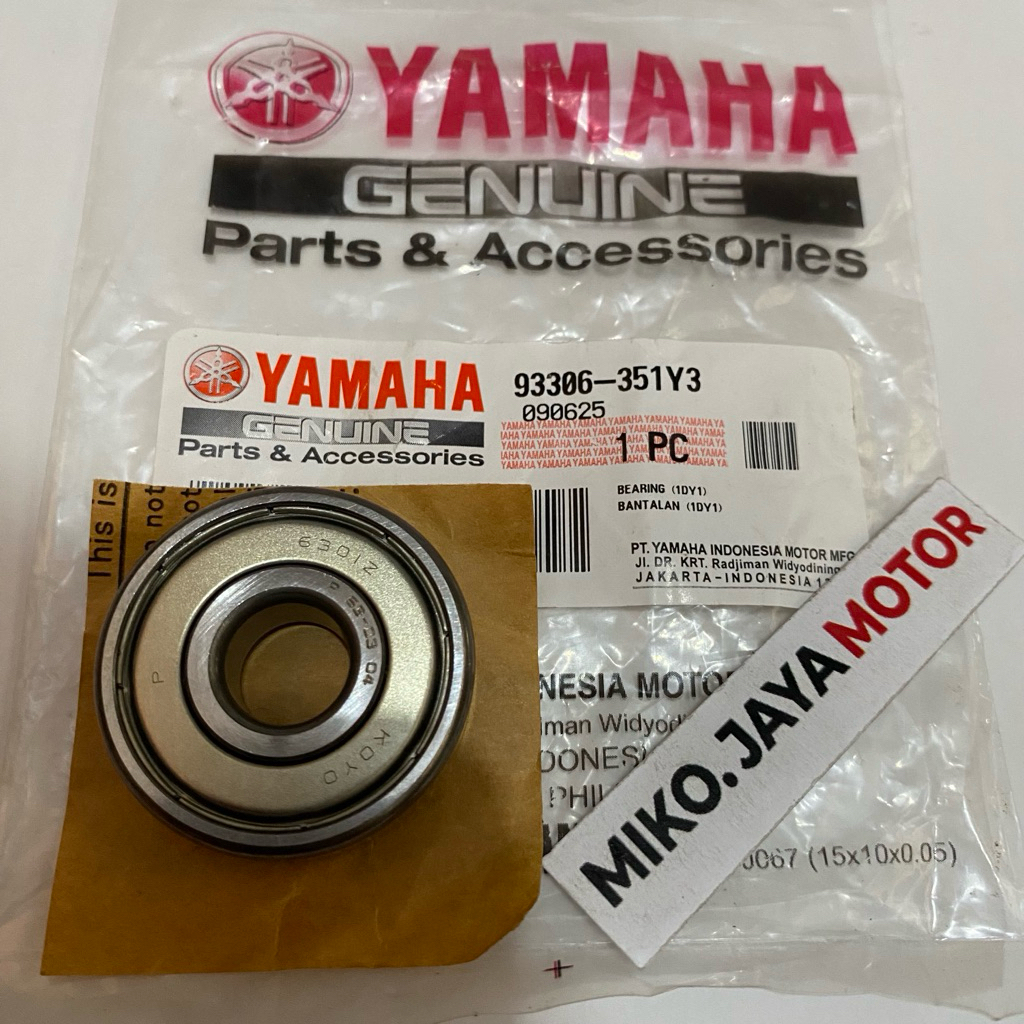 BEARING LAHER 6301 93306-351Y3 ORIGINAL YAMAHA