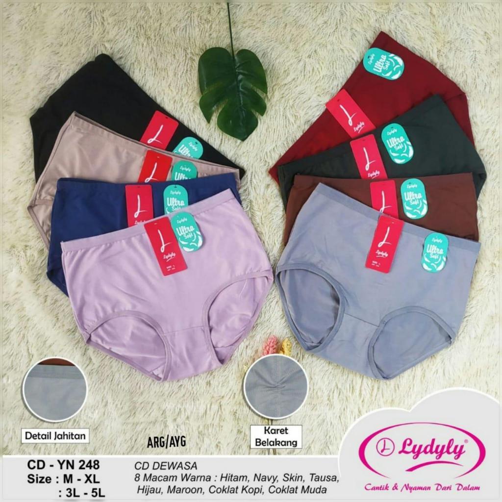 [YN 248] Celana Dalam Lydyly / CD Lidily Jumbo / CD Ukuran Besar M-6L / CD Ibu Hamil / Ultra Soft