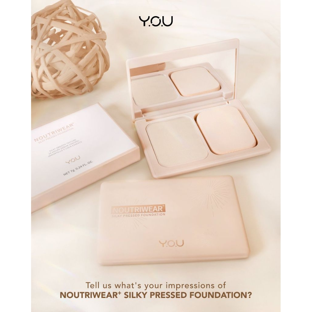 Y.O.U NOUTRIWEAR SILKY PRESSED FOUNDATION 7G | Bedak Padat YOU |