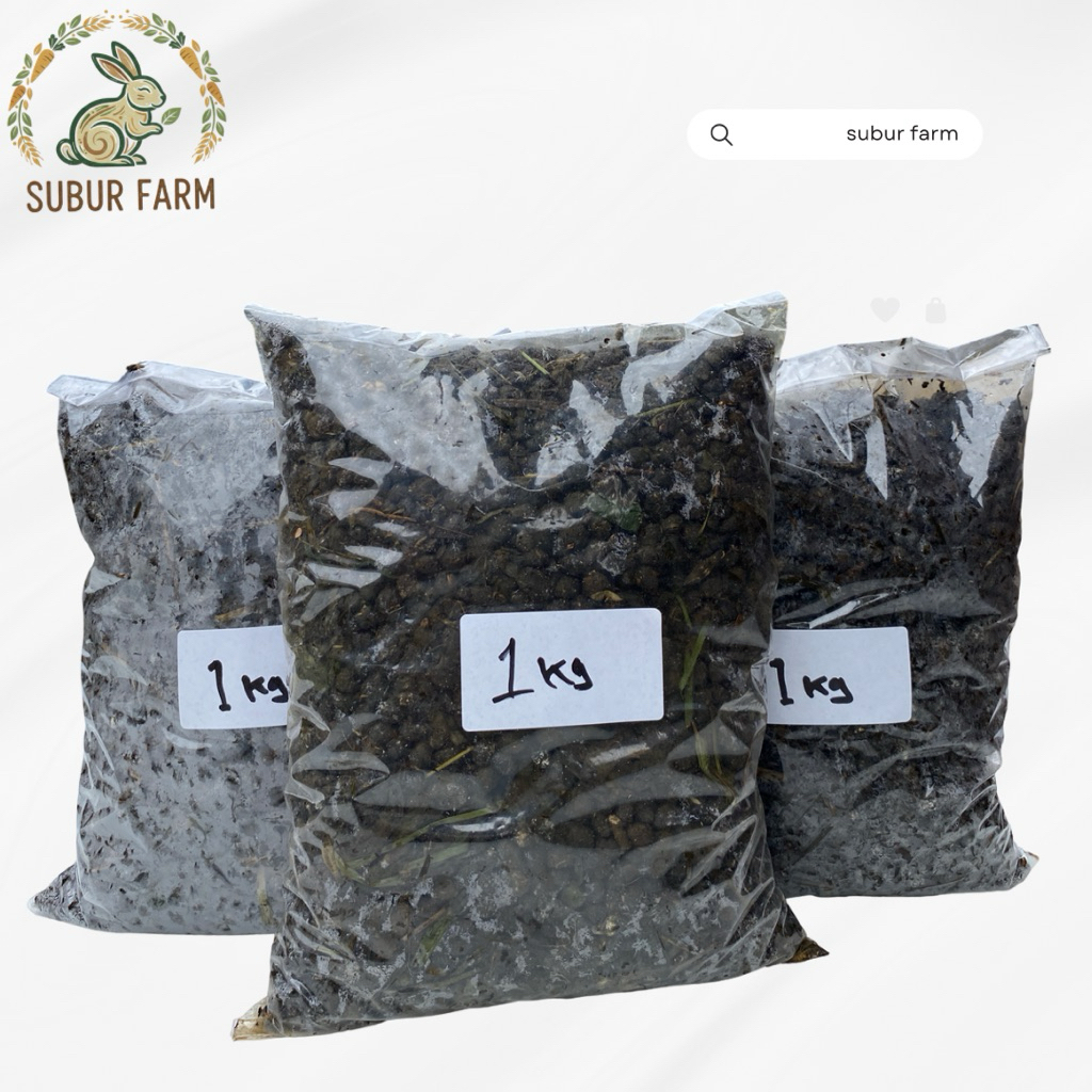 Pupuk kotoran kelinci 1kg
