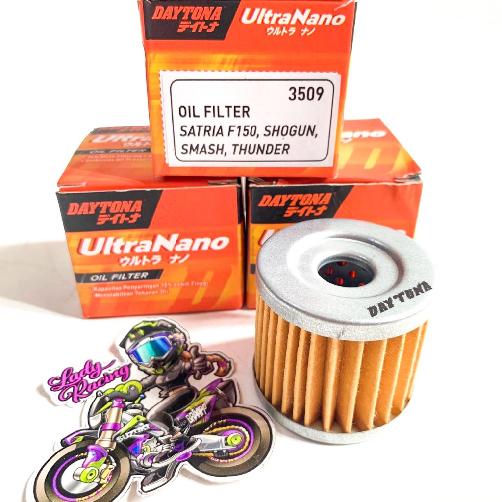 FILTER OLI SMASH SHOGUN 125 SATRIA FU KARBU INJEKSI GSX FU FI DAYTONA 3509