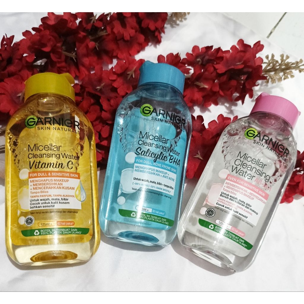 Garnier micellar clenasing water/Garnier pembersih muka