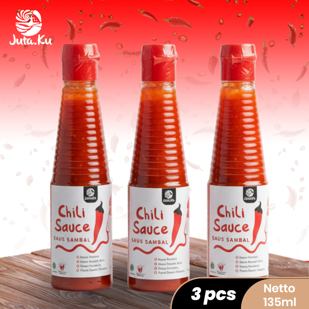 SAOS SAMBAL/JUTAKU/PEDAS/ENAK/3PC SAOS SAMBAL