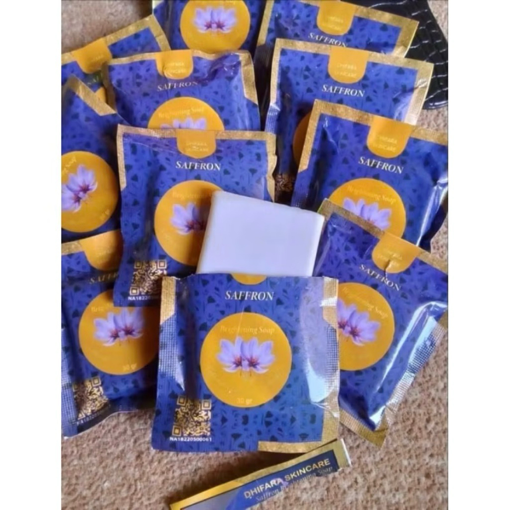 SAFFRON BRIGHTENING SOAP | SABUN KOJIC 30 gram ORI BPOM
