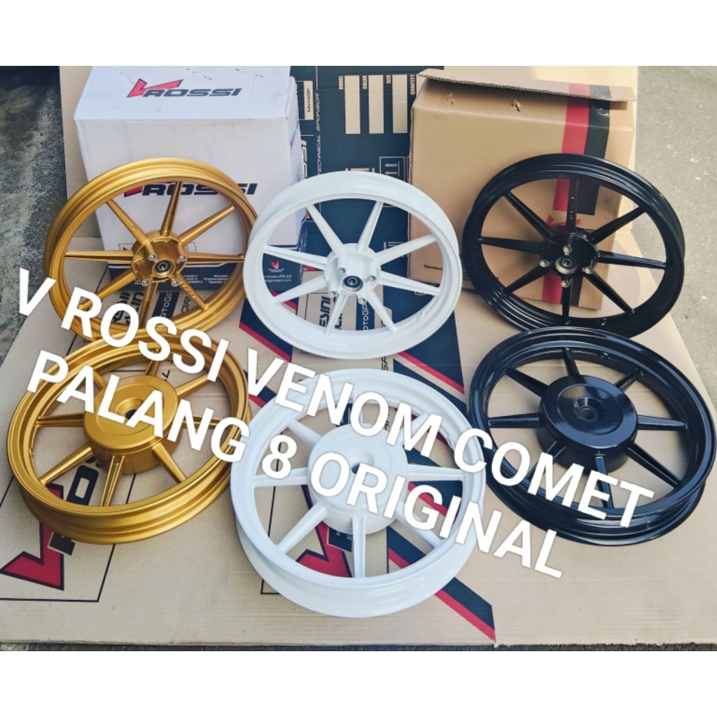 VELG PELAK RACING V ROSSI COMET PALANG 8 BEAT SCOOPY VARIO 125/150 GENIO BEAT FI SCOOPY FI BEAT DELU