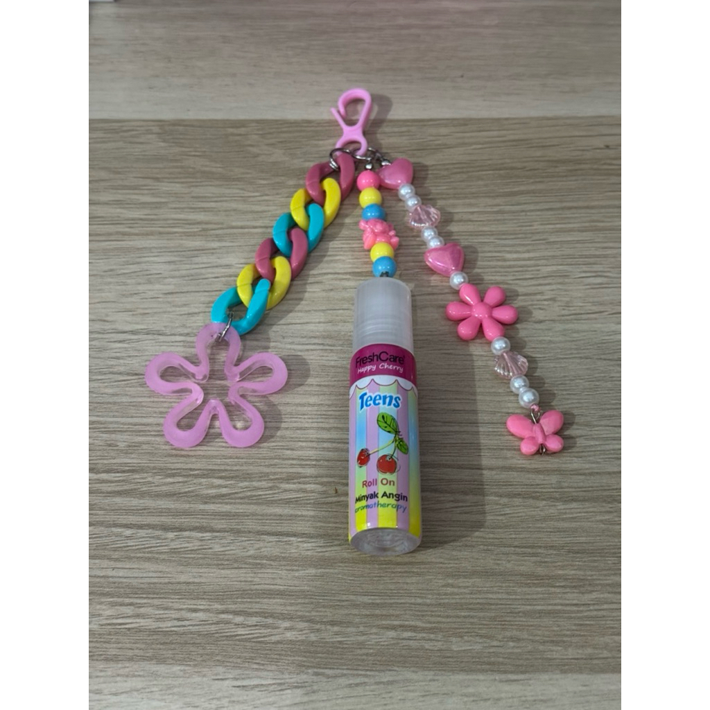 Freshcare Happy Cherry Teens Key Chain. Gantungan Kunci, Gantungan Tas Freshcare Teens. Key Chain Jo