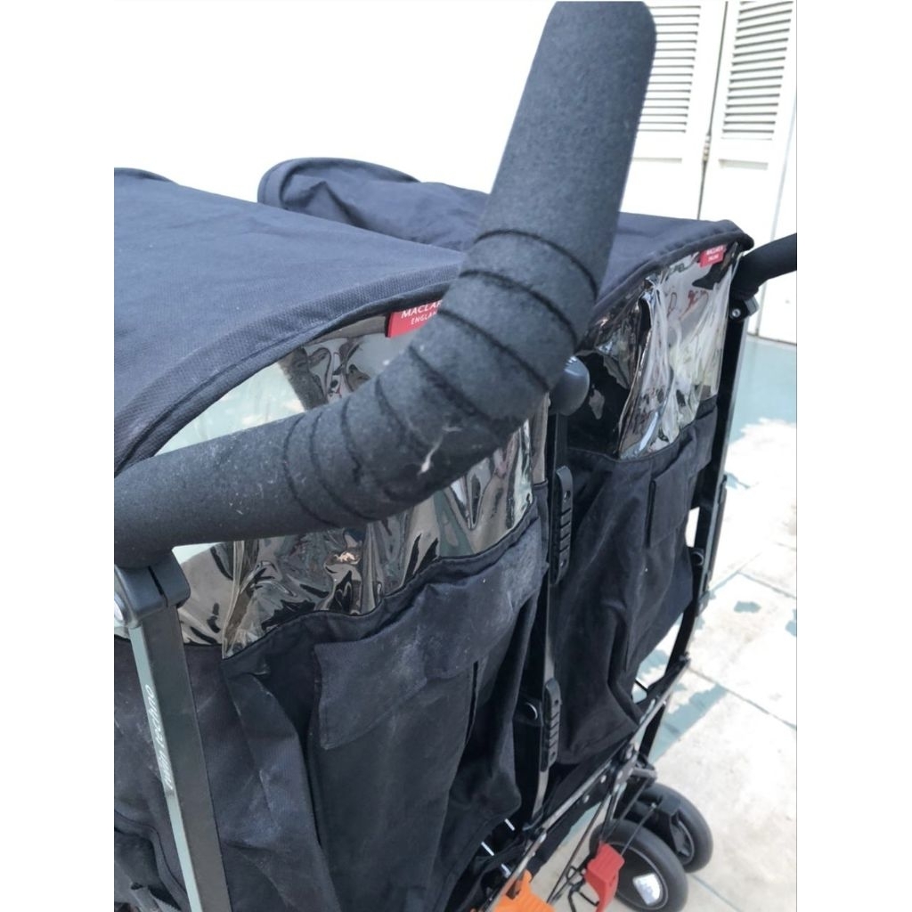 maclaren twin techno second preloved stroller kembar