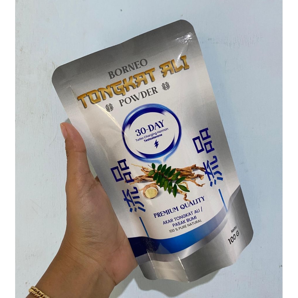 Bubuk tongkat Ali -pasak bumi kalimantan 100 Grm buat stamina sakit pinggang vitalitas