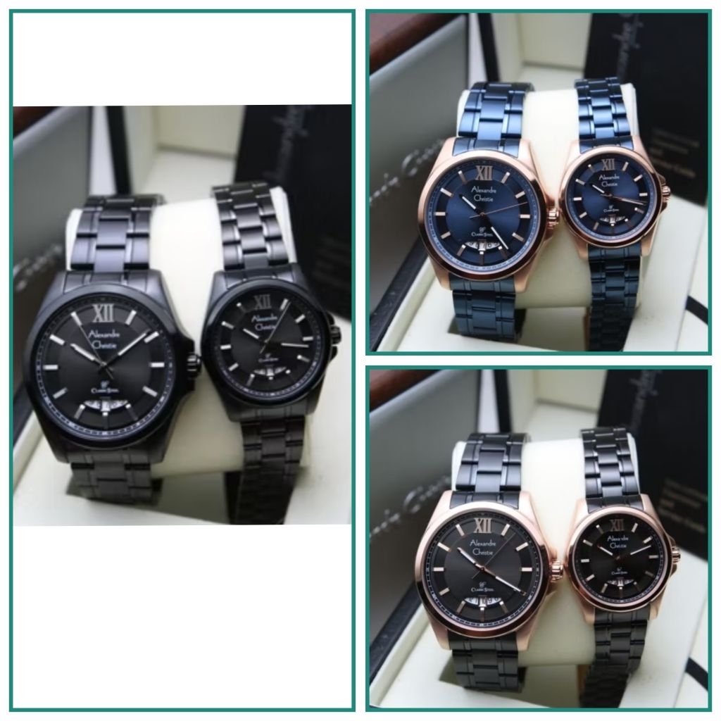 JAM TANGAN COUPLE ALEXANDRE CHRISTIE AC 8659 ALEXANDRE CHRISTIE COUPLE