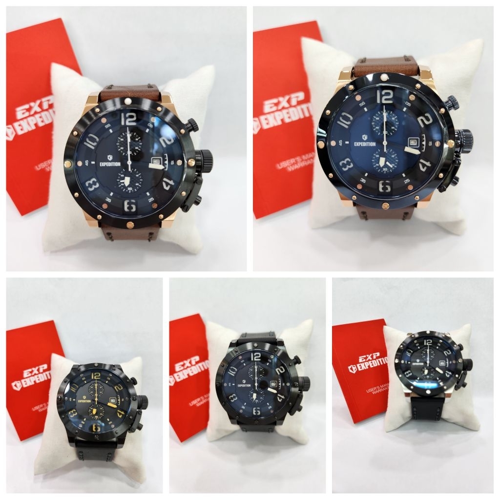 Expedition Exp E6381 E 6381 Jam Tangan Pria Original Garansi Resmi