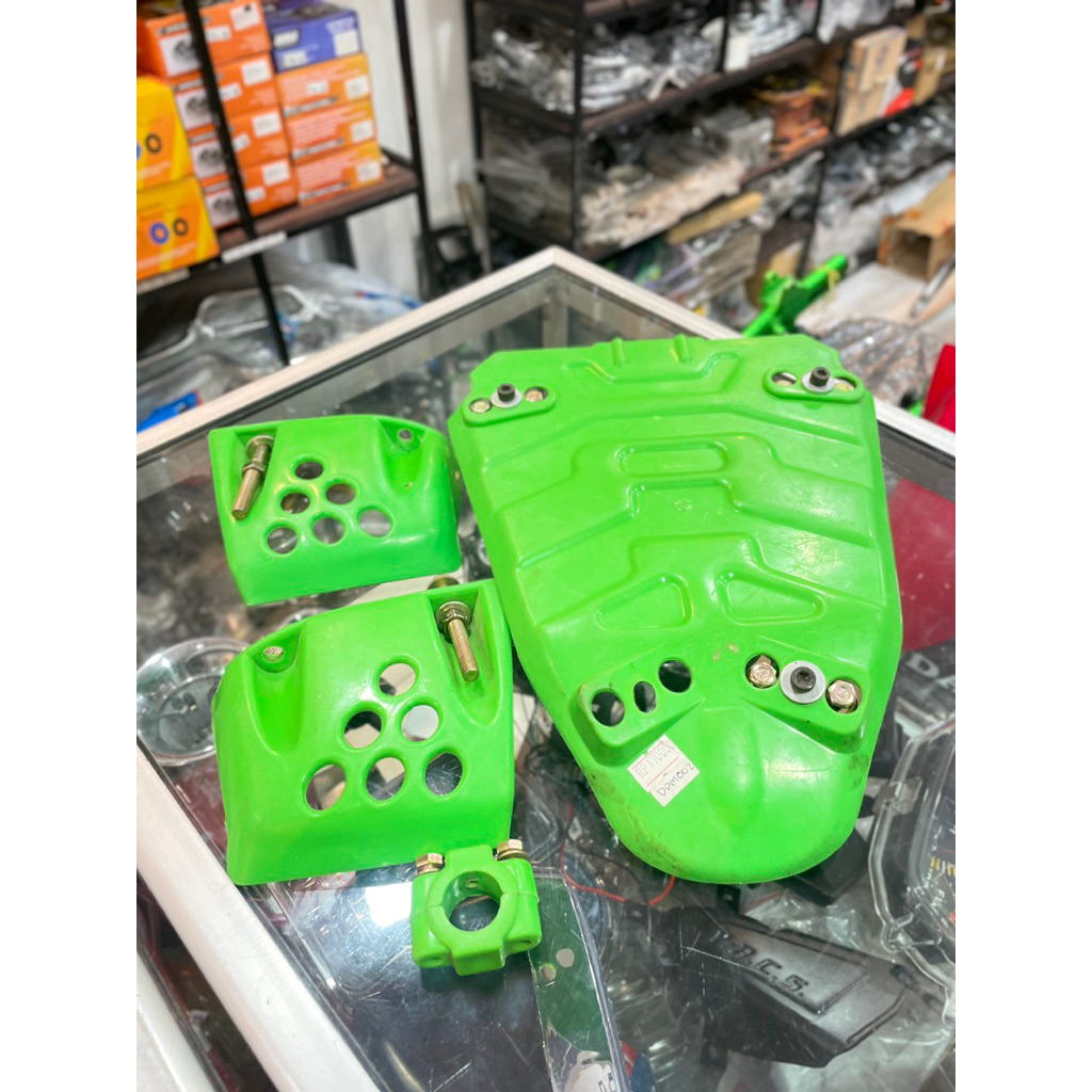 Engine Guard cover tutup mesin bawah KLX 150 S L Dtracker model gordon