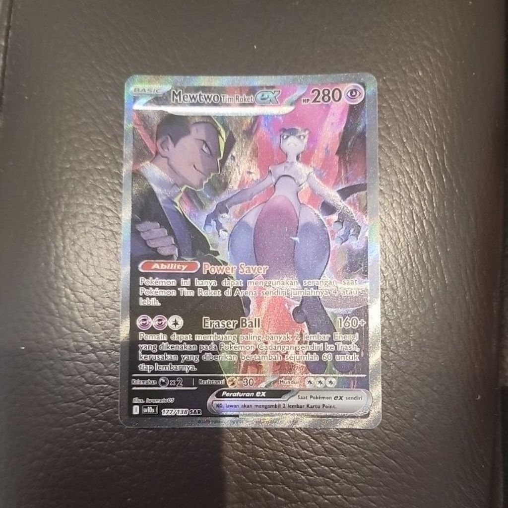 MEWTWO SAR POKEMON KEHADIRAN JUARA