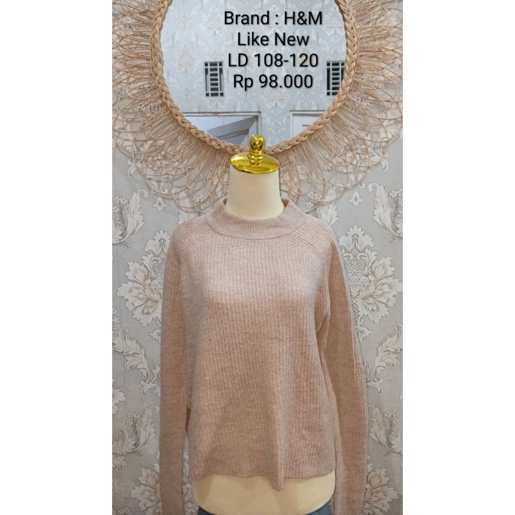 sweater rajut H&M wanita