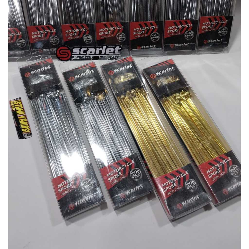 Jari jari Scarlet Ring 18 Rx King harga Set Sepasang Khusus lingkaran Velg 18