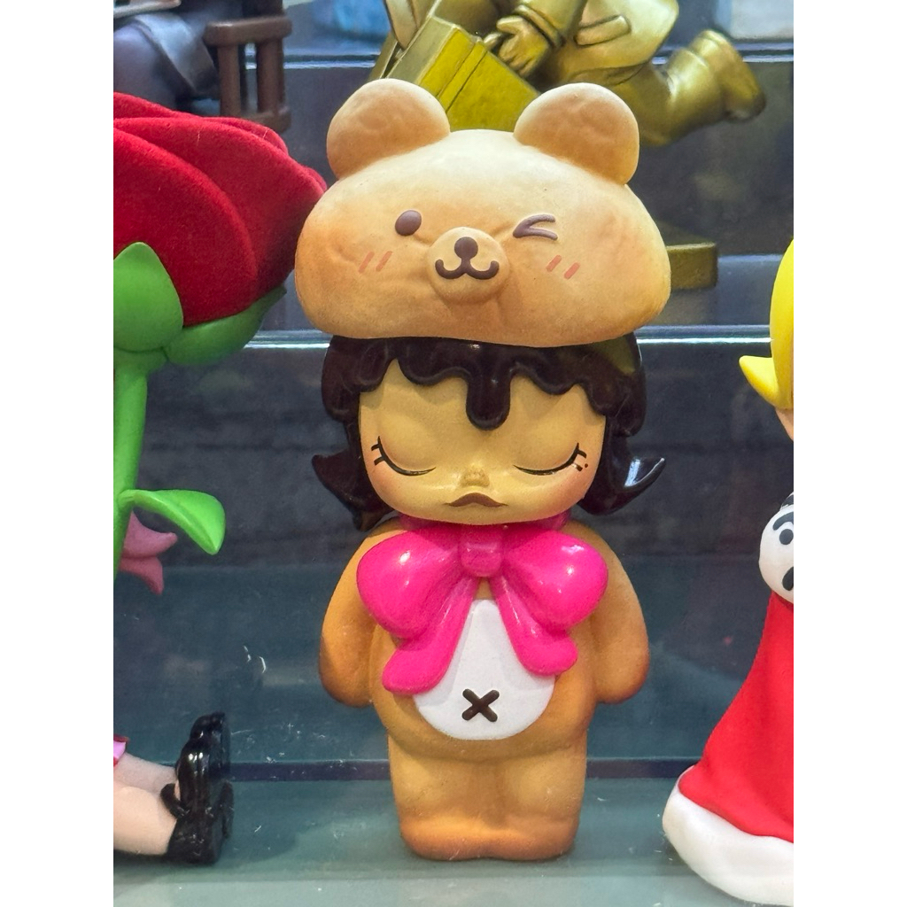 (SECRET) POP MART MOLLY Carb Lover Series Figures - Pretend Bear Bread [ex kolpri]
