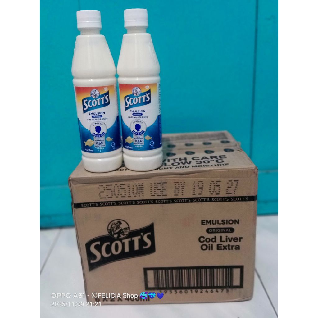 Scott's Emulsion COD Liver Oil Extra Original