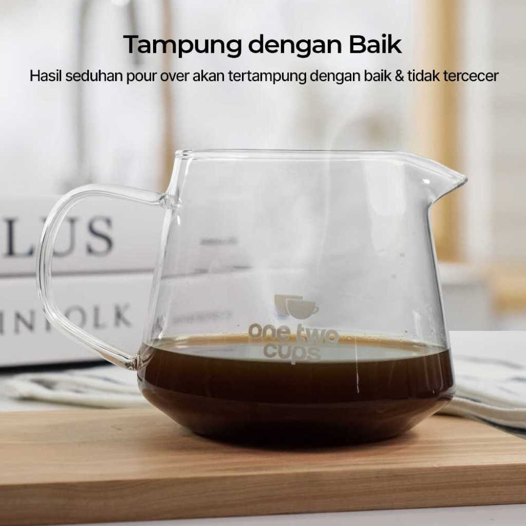 Gelas server kopi V60 600 Ml