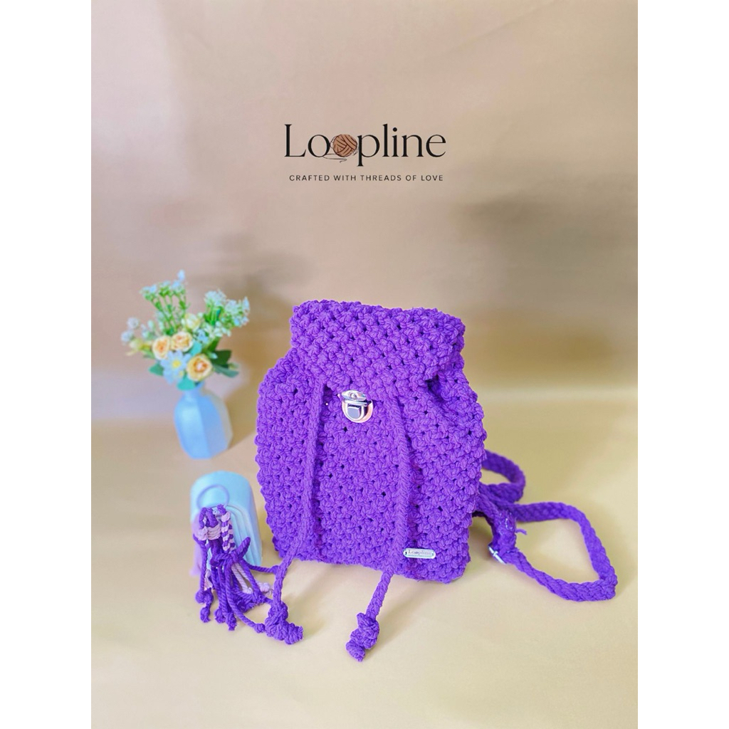 tas gendong tali katun handmade