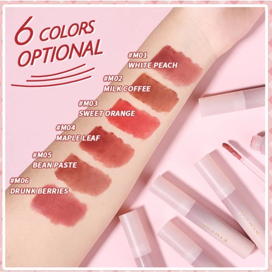 Kimuse Air Weightless Matte Lip Cream High Pigmented KS820