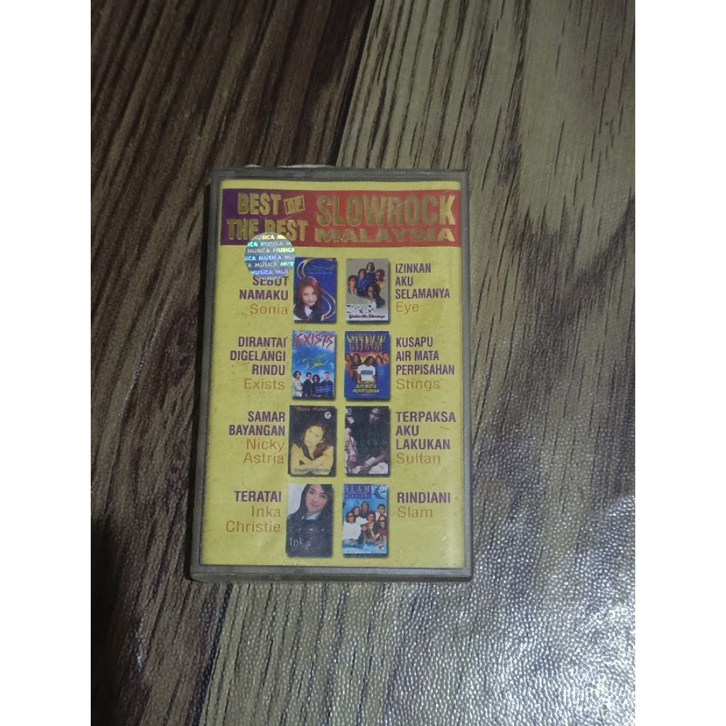 Kaset pita Best Of The Best Slowrock Malaysia