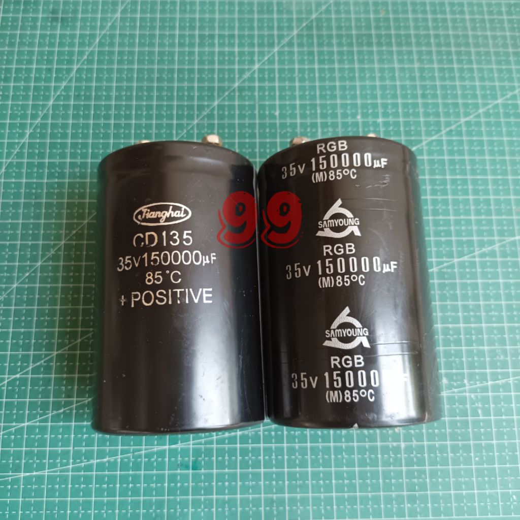 Mitsuyama_ Elko 150000 Uf 35V Elco 150000Uf 35V Capacitor Bank 150.000Uf 35V