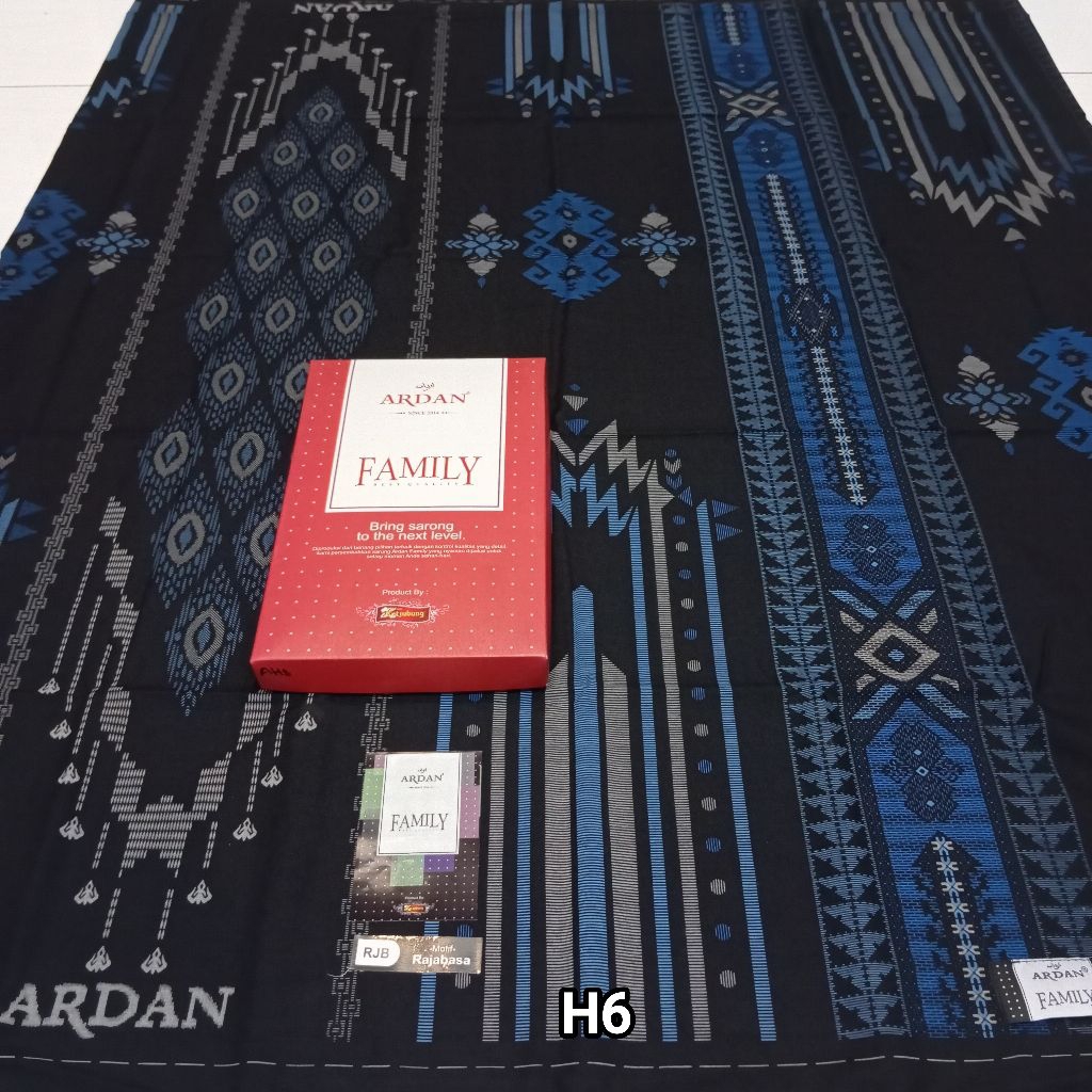 sarung ardan family hitam terbaru termurah ardan ketjubung