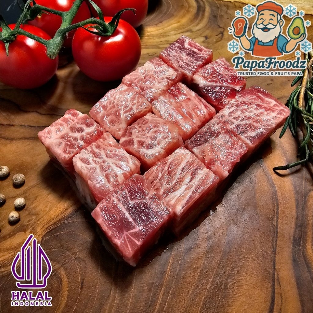 Wagyu Saikoro Meltique Cube Premium Australia / Wagyu Saikoro Meltique / Saikoro Meltique 250gr 500g