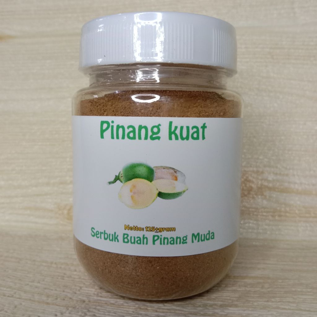 Serbuk buah pinang muda