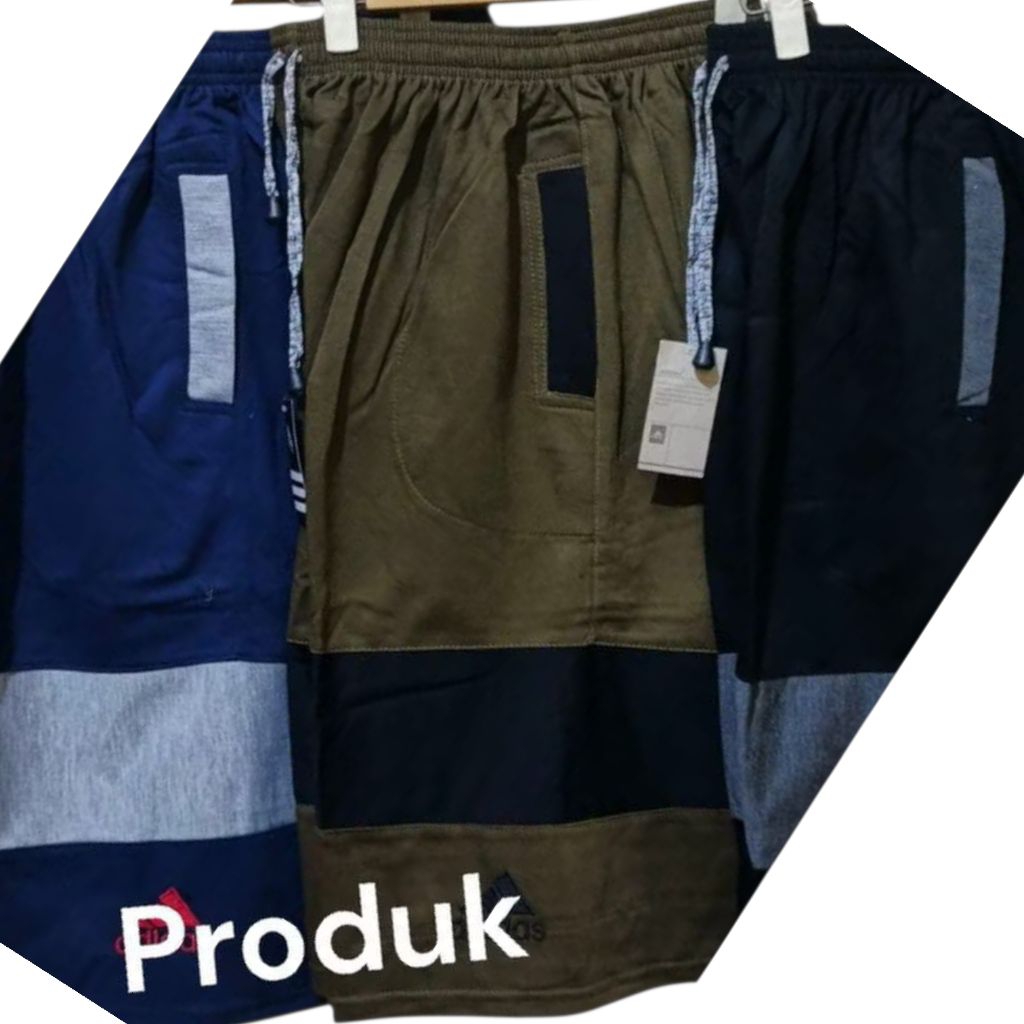 Celana pendek pria Jumbo Bahan Tebal