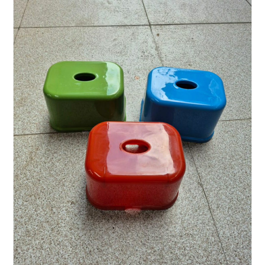 Kursi Jongkok / Bangku Jongkok / Kursi Plastik Kecil / Bangku Plastik Polin