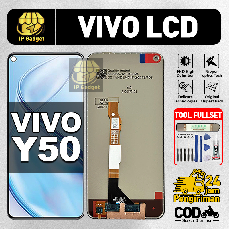 ORI FOR LCD VIVO Y50 Fullset Original LCD HP VIVO Y50 Asli Touchscreen Layar Sentuh HP COD