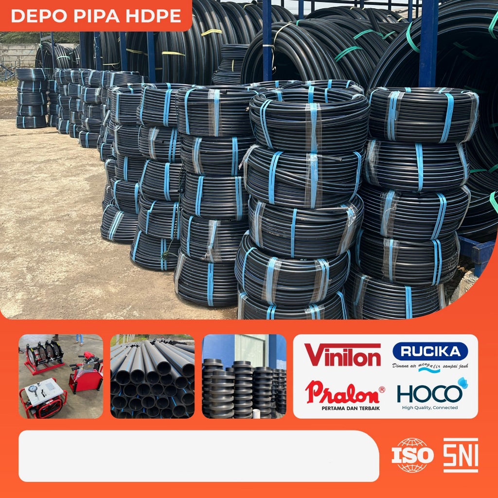 Pipa Hdpe 1/2 Inch PN16 Merk Rucika | Pipa Hdpe rucika murah