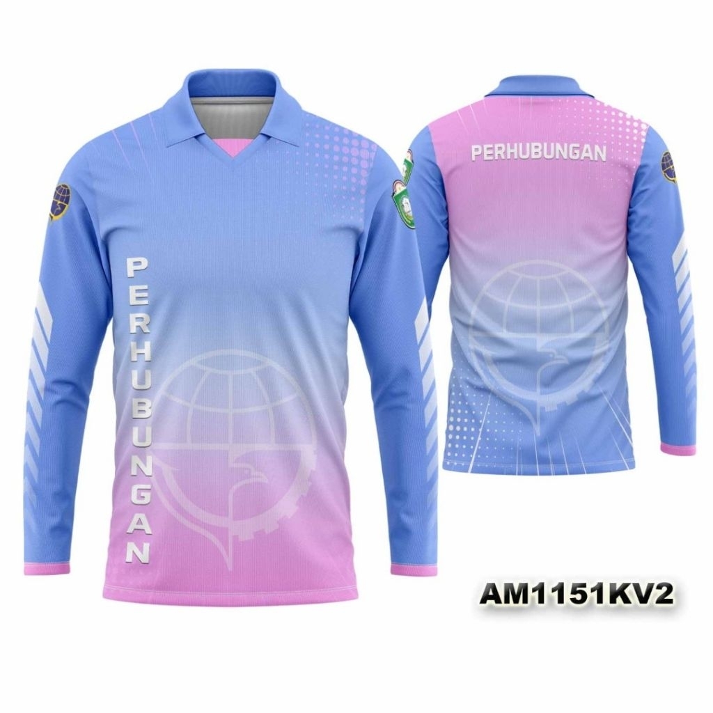 Kaos Jersey Perhubungan Custom Fulllprint  AM1151