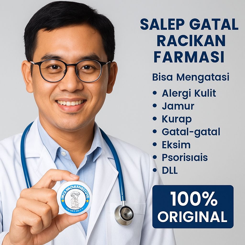 Salep Racikan Dokter Spesialis - Krim Kulit Untuk Iritasi Dan Gatal - Aman Dan Terfomulasi Profesion