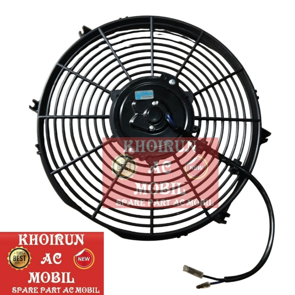 Kipas Motor Extra Ekstra Fan Condensor Radiator AC Mobil Universal 10 " - 12 "  - 12volt /24volt - S