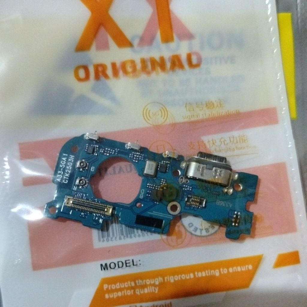PAPAN CAS FLEXIBLE KONEKTOR CHARGER SAMSUNG A33 5G ORI