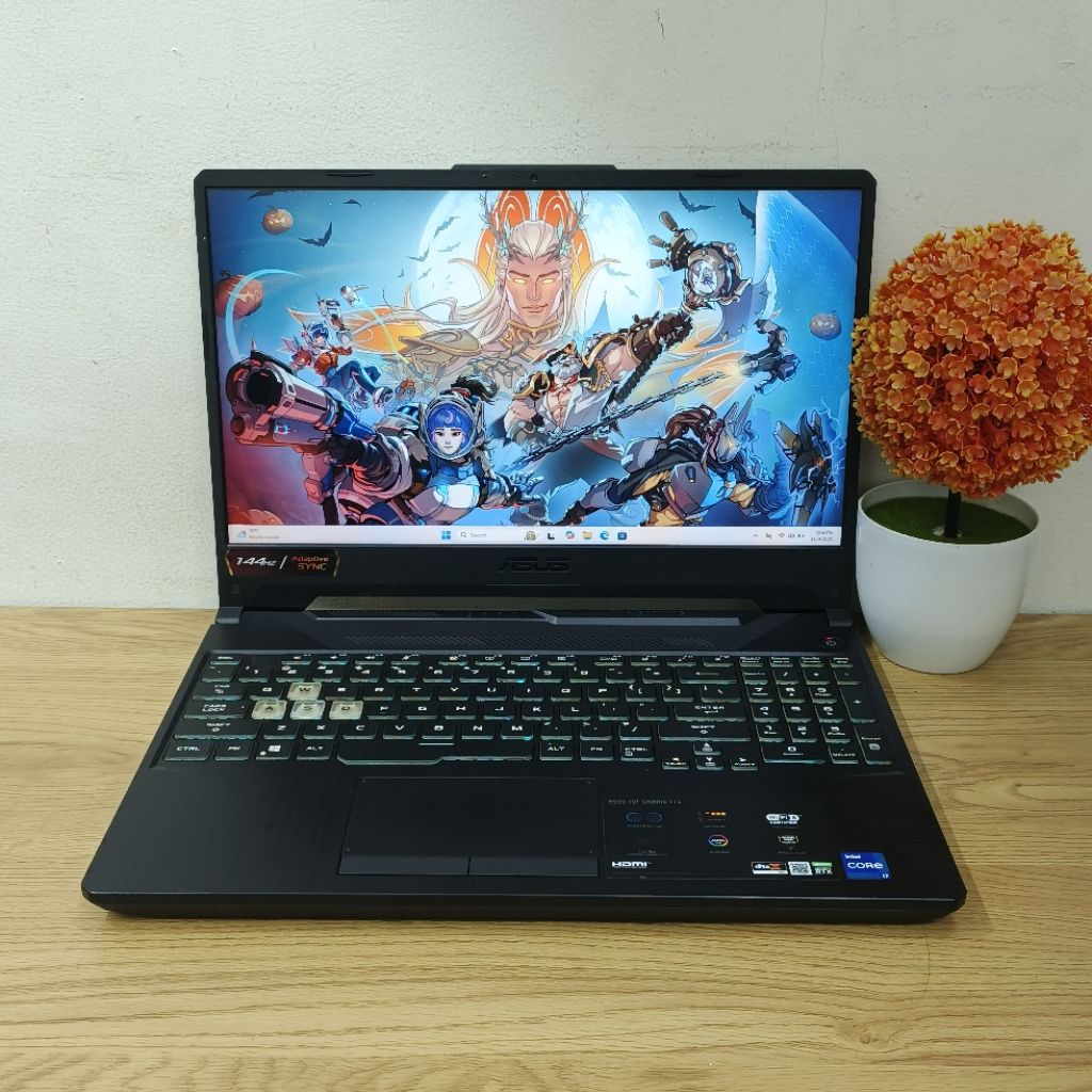 Laptop Gaming Asus Tuf F15 FX506HC Intel Core i7-11600H Gen11 Ram 8Gb/ssd 512Gb Vga Render RTX 3050