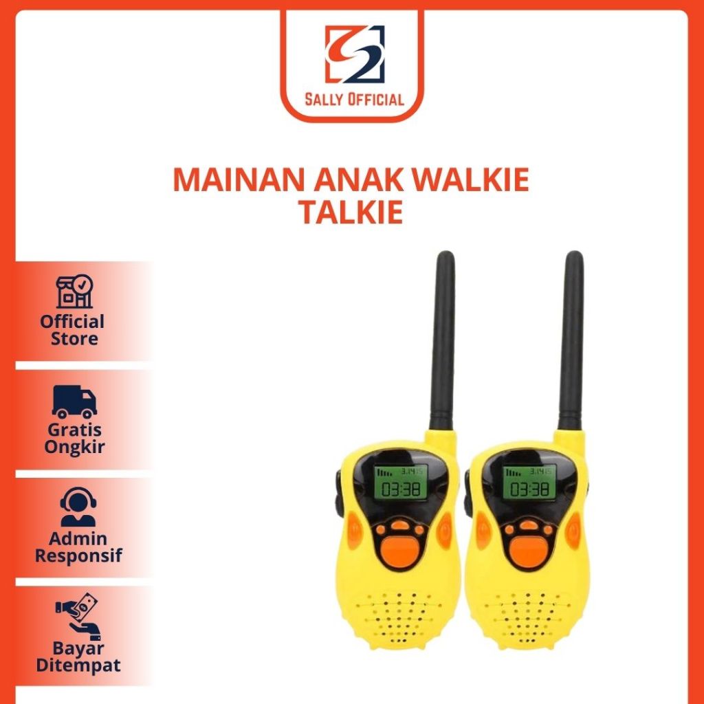Mainan Anak Walkie Talkie Anak 1 Pasang / Walkie Talkie HT / Handy Talkie Walky Talky / Mainan Walki