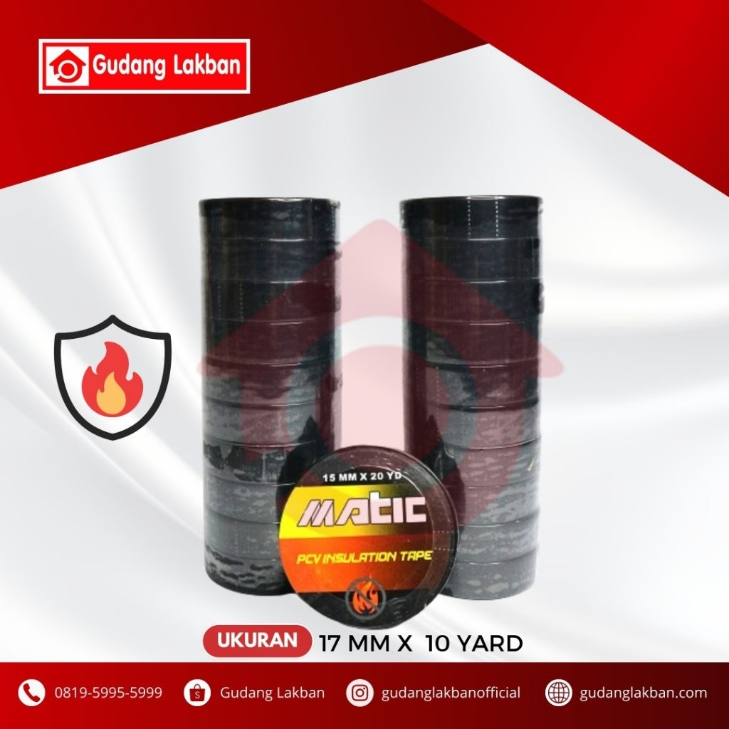 ISOLASI PVC (ISOLASI LISTRIK) 1SLOP