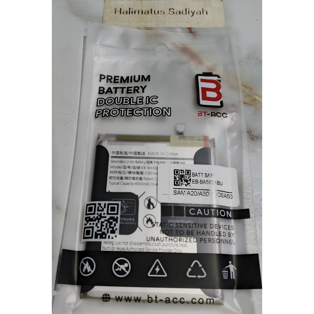 BATERAI SAMSUNG A20/A30/A30S/A50/A50S