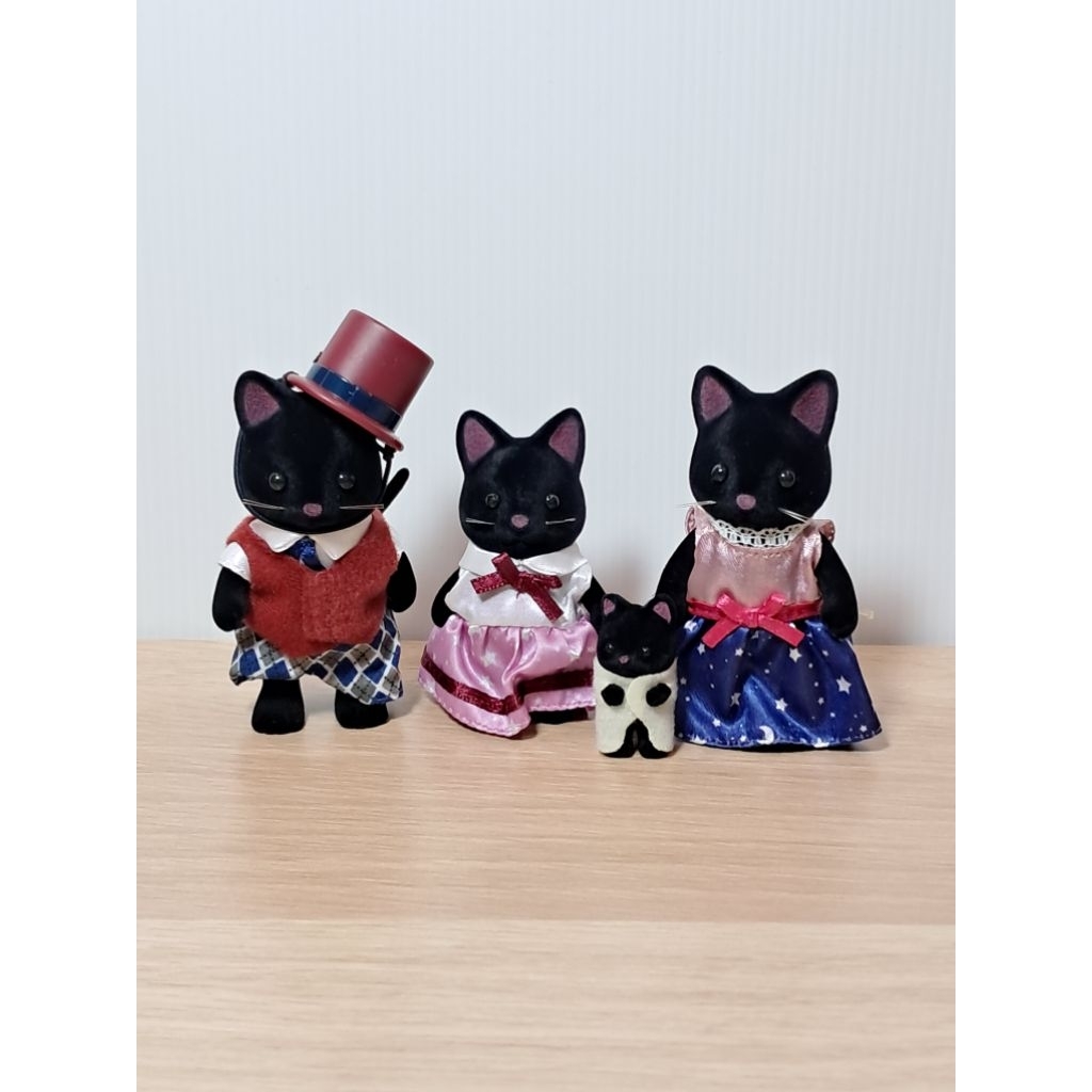 Sylvanian Families - Midnight Cat Family
