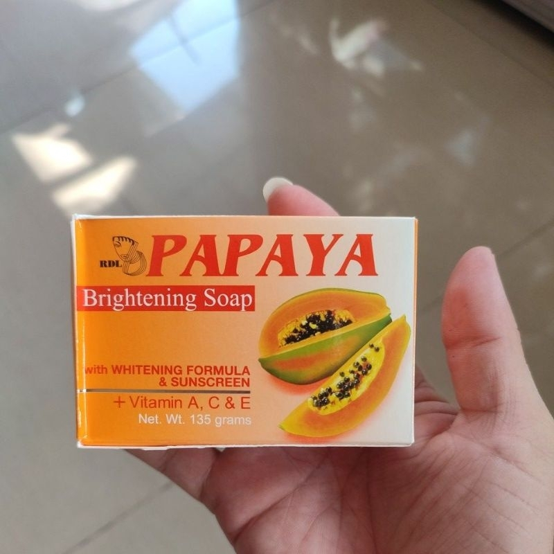 100% Asli, GARANSI UANG KEMBALI - Sabun RDL Papaya Original Philippines 135 gr by PT RDL Distribusi 