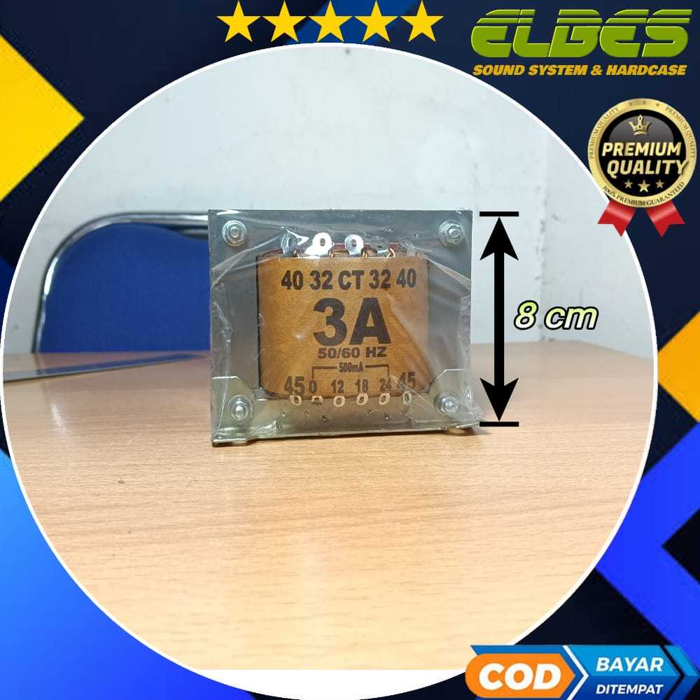 Trafo 3A CT45v SAE Original 3 amper besar ct 45 volt murni