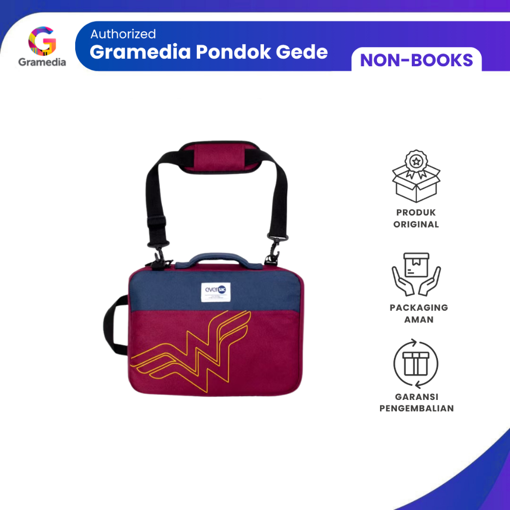 Gramedia Pondok Gede - Laptop Case Eversac Wb Wonder Woman - Tas Laptop