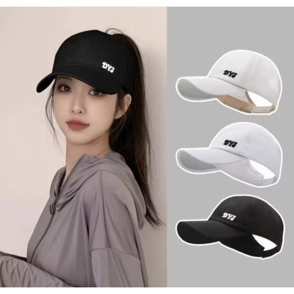 Topi olahraga korean style /  Topi Wanita Ala Korea / Topi Baseball cewek