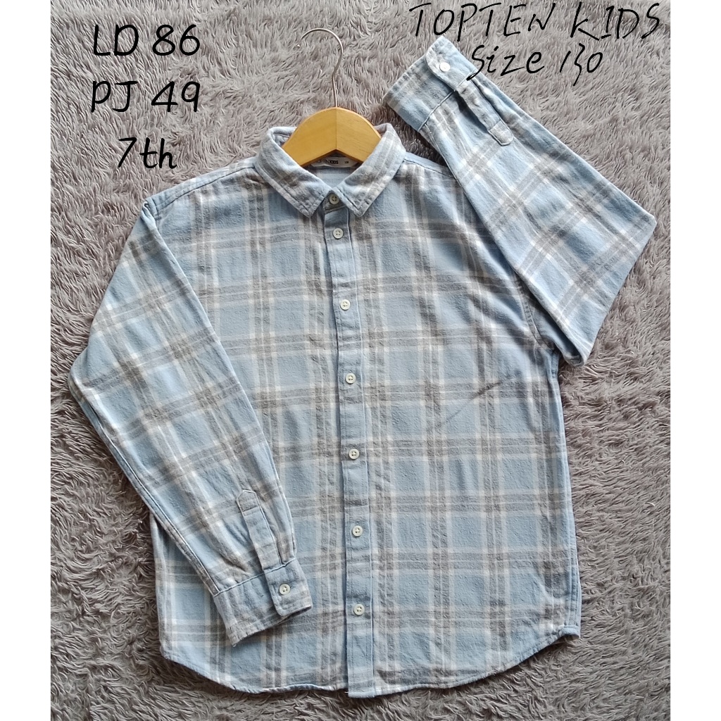 Kemeja flanel 7th TOPTEN - KIDS